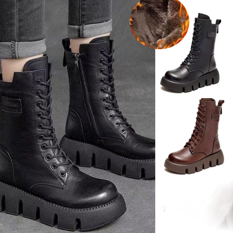 Alisa | Orthopedic Leather Winter Boots