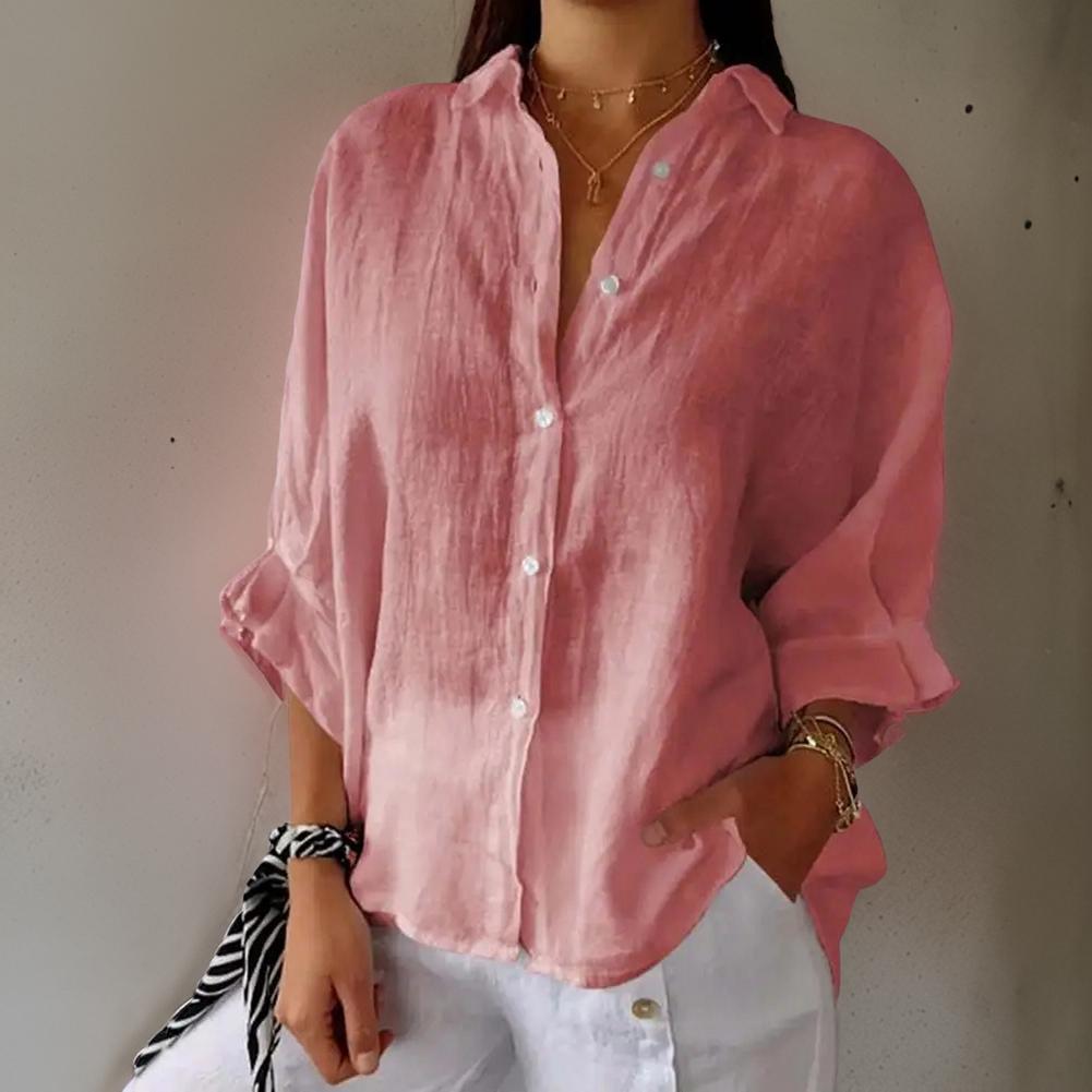 Beatrice | Elegant Linen Blouse