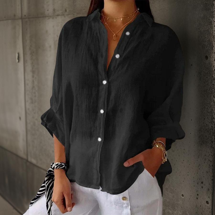 Beatrice | Elegant Linen Blouse