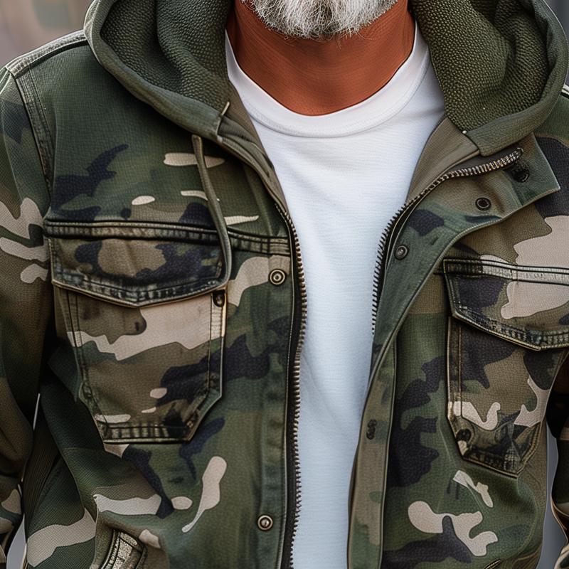 Harry | Camouflage Cargo Jacket