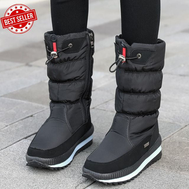 Ariel | Non-Slip Waterproof Faux Fur Snow Boots