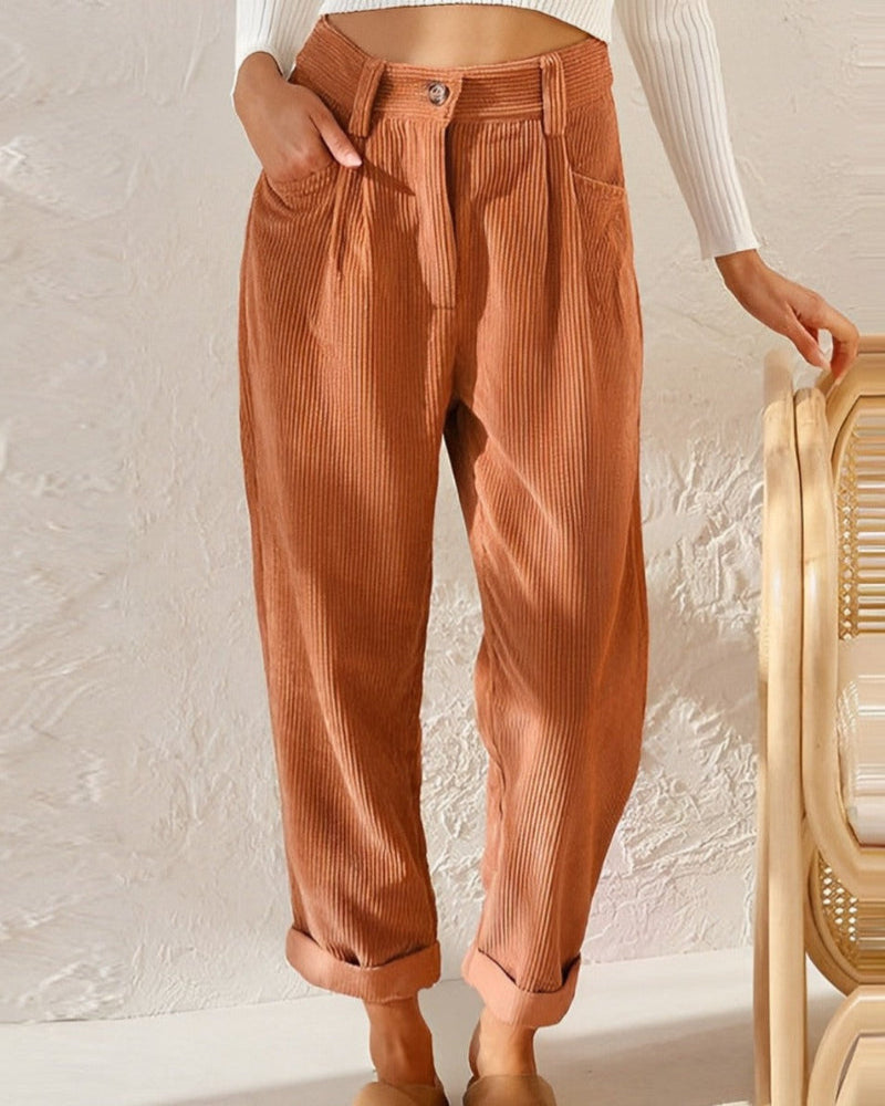 Janna | Stylish Corduroy Trousers